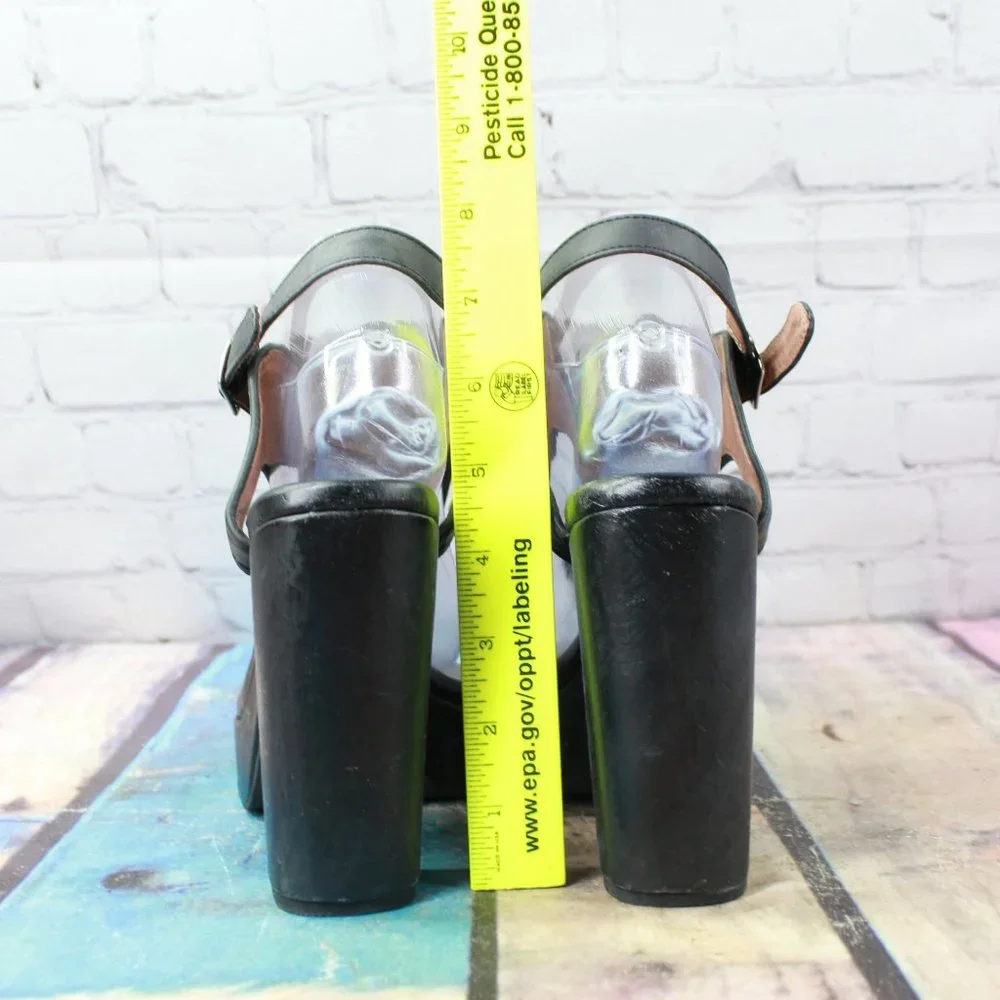 JEFFREY CAMPBELL T Thong High Heel Sandals 8.5 B - Picture 8 of 9